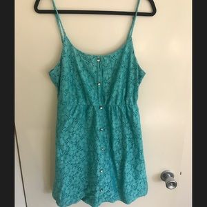 Cute teal summer dress!